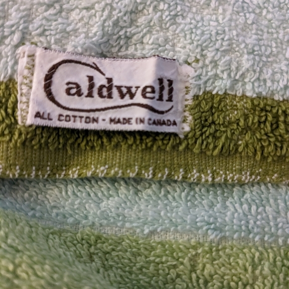 Blue & Green VTG Towels Bundle - Picture 2 of 3